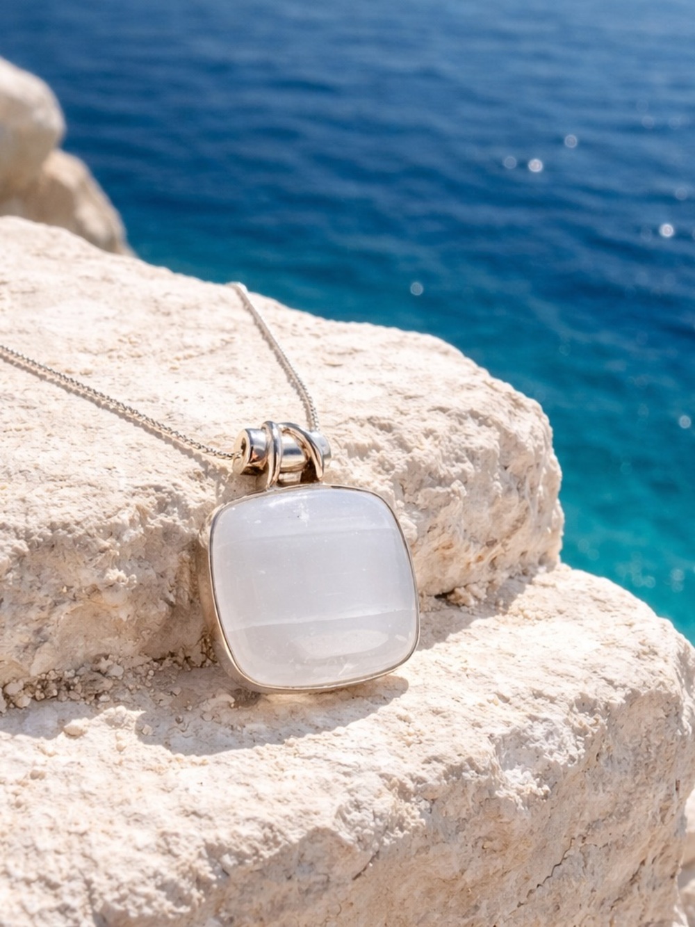 Selenite Necklace - Picture 11 of 13